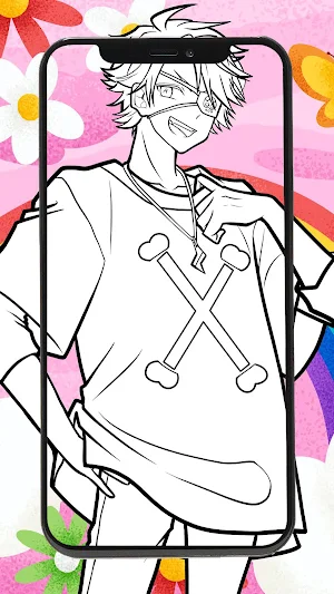 Draw Coloring Colorful Peach Screenshot 2