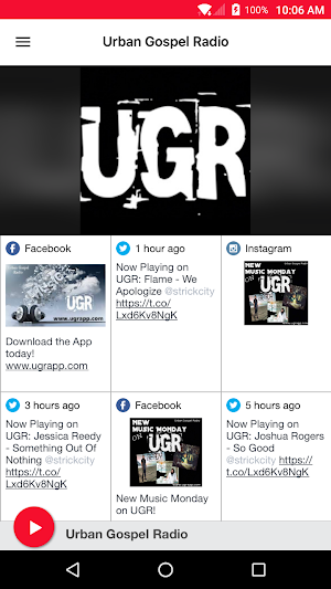 Urban Gospel Radio Screenshot 0