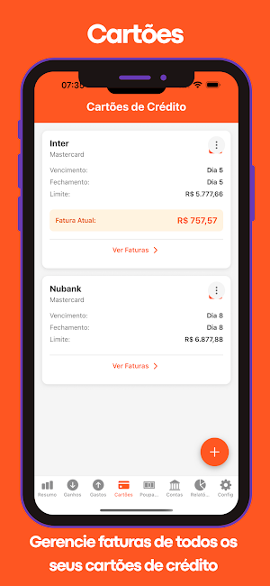 Minhas Contas - Finanças Screenshot 3