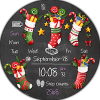 BFF41- Merry Christmas Socks