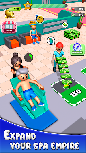 Idle Spa Saloon Tycoon Screenshot 1