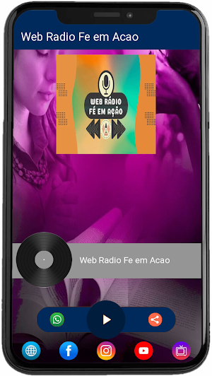Web Radio Fé em Ação Screenshot 2