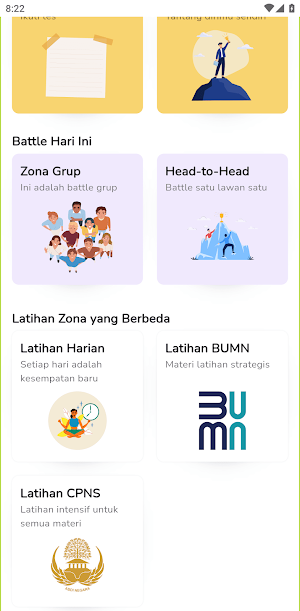 KariRise:Persiapan BUMN & CPNS Screenshot 1