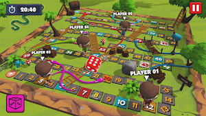 Snakes and Ladders 3d Game Screenshot 2