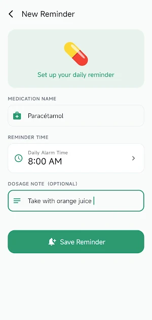 PillReminder– Medication Alarm Screenshot 1