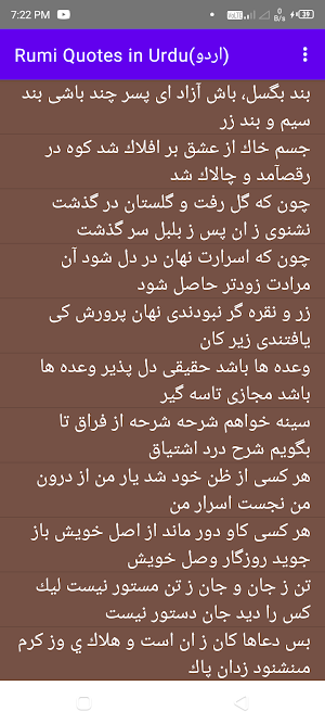 Rumi Quotes Offline-Motivation Screenshot 2