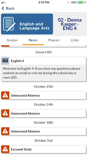 Florida Collegiate Focus Screenshot 2