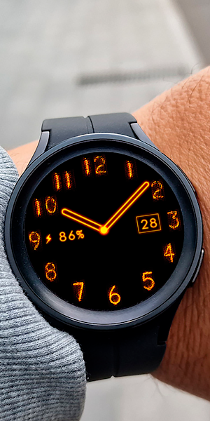 Analog NixieNeon Watch face Screenshot 0