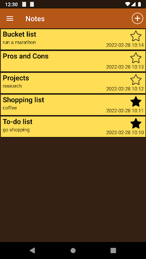 MemoPad Screenshot 0