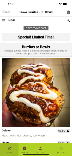 Bravo Burritos Screenshot 2
