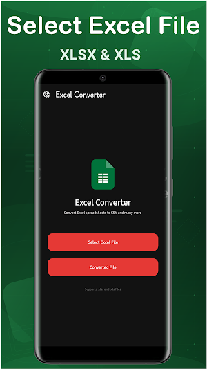 Excel to CSV & PDF Converter Screenshot 1