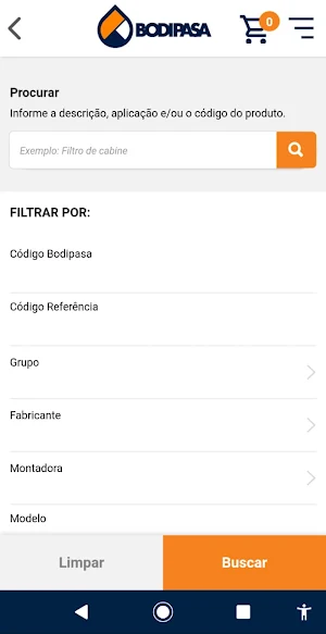 Catálogo de peças Bodipasa Screenshot 2