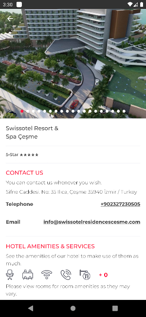 Swissotel Resort & Spa Çeşme Screenshot 1