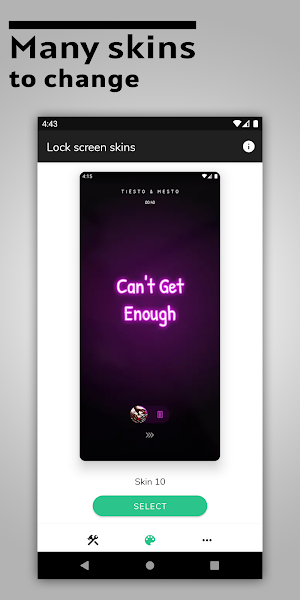 Lock Screen Music Player Screenshot 3