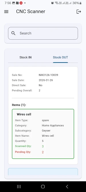 CNC Scanner Screenshot 3