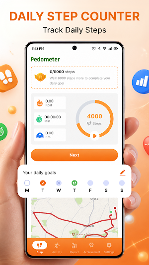 Step Counter: Daily Walk Screenshot 0