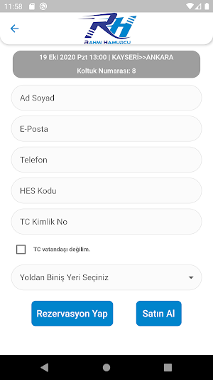 RH Turizm Screenshot 3