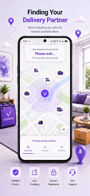 Voder - On-Demand Logistics screenshot 7