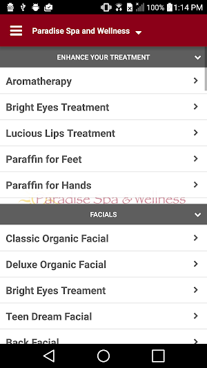 Paradise Spa and Wellness Screenshot 1