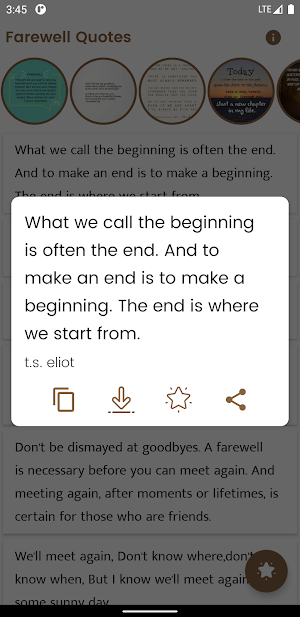 Farewell Quotes and Sayings Screenshot 0