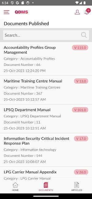 QDMS Wiki–Hospitality Services Screenshot 0