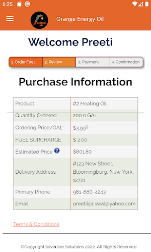 Orange Energy Oil Screenshot 2