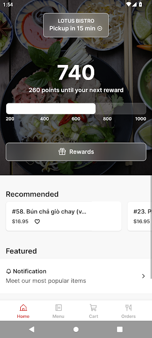LOTUS BISTRO Screenshot 0