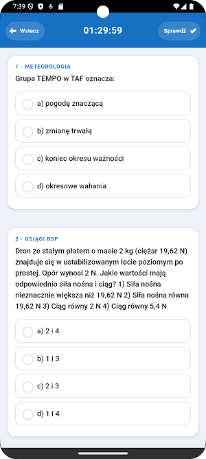 STS - Egzamin na drona Screenshot 2