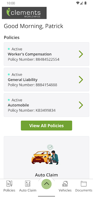 Clements Worldwide Online Screenshot 1