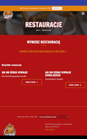 Am Am Kebab Suwałki Screenshot 2