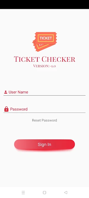 Ticket Checker Screenshot 1