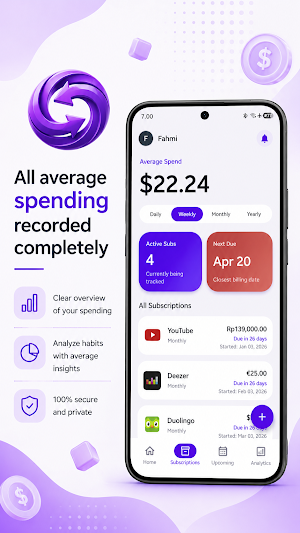 Subsync - Subscription Manager Screenshot 2