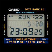 CASIO Data Bank Watch Face
