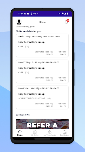 Angel App – Jobs on the GO Screenshot 1