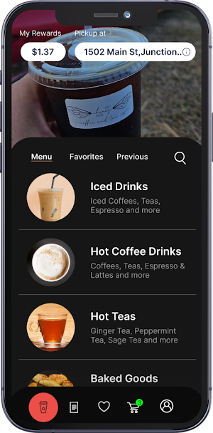 Honey Bean Coffee Screenshot 1
