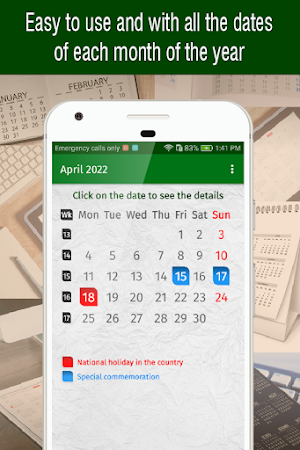 ireland calendar 2022 Screenshot 1
