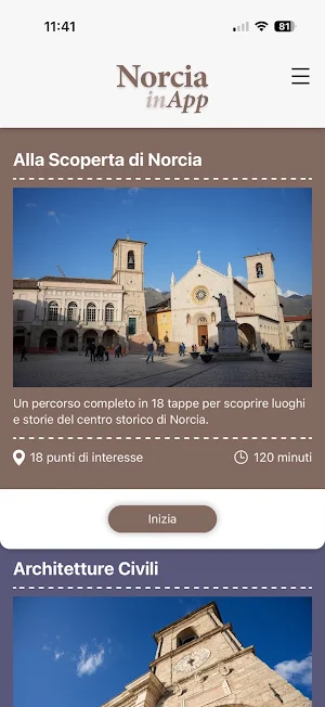 Norcia inApp Screenshot 1