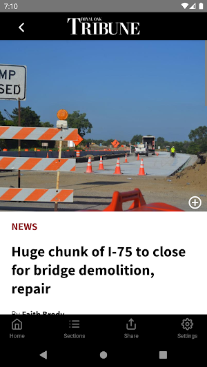 Royal Oak Tribune Screenshot 1