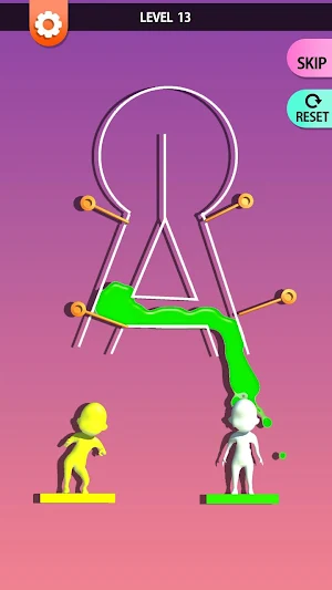 Color The Man : Water Flow Game Screenshot 2