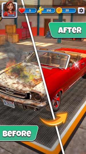 Car Tuning inc : Puzzle Game Screenshot 1