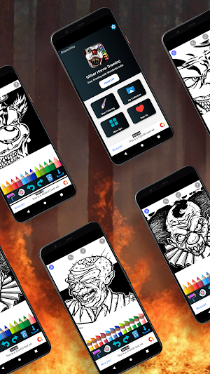 Glitter Horror Drawing Screenshot 1