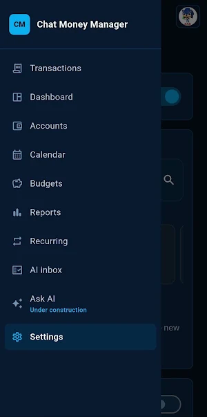 Chat Money Manager Screenshot 2