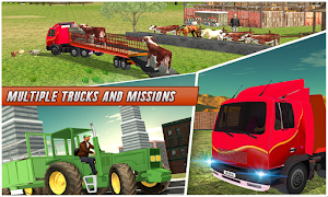 Farm Animal Transport Truck Simulator Driver 2020 Screenshot 2