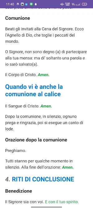 Santa Messa (Italian) Screenshot 1