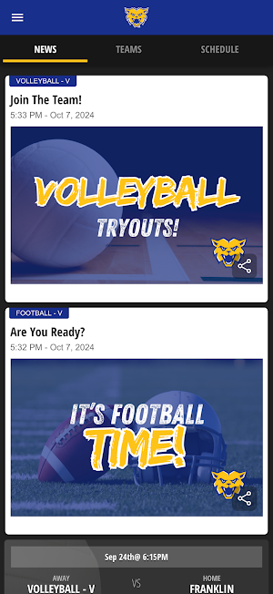 BGA Athletics Screenshot 1