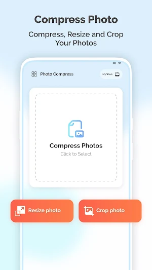 Photo Compress & Resize Screenshot 0