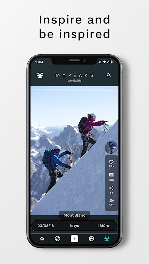 MyPeaks Screenshot 2