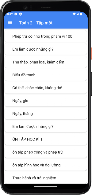Toán Lớp2 - Tập một Screenshot 3