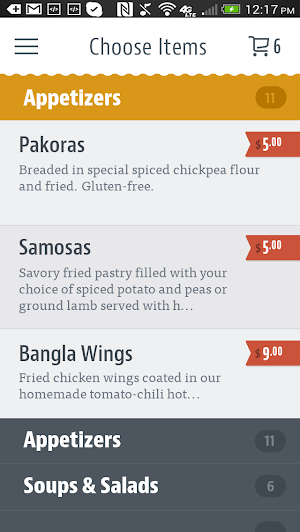 Bengal Tiger Indian Restaurant Screenshot 2