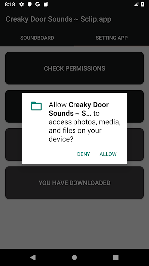 Creaky Door Sound Collections ~ Sclip.app Screenshot 1